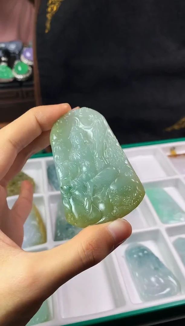 未镶嵌定制翡翠4073毛货不退不换