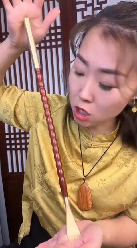 【闪购商品】木断光紫檀铜头痒痒挠