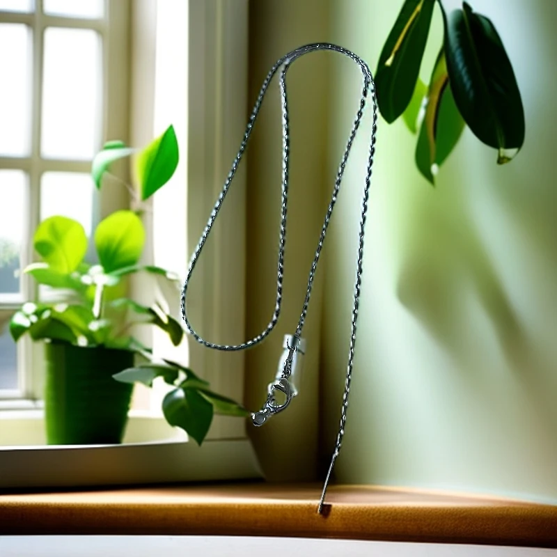 臻选项链 经典百搭设计银色项链WA31