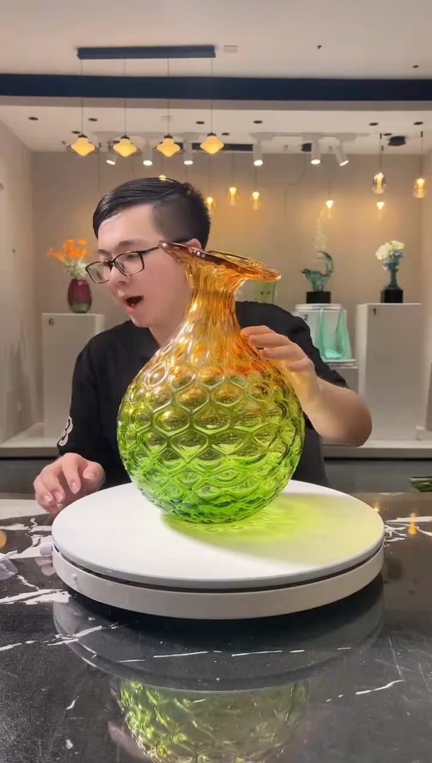 茶宠巴比特美学 孔雀纹中号果盘