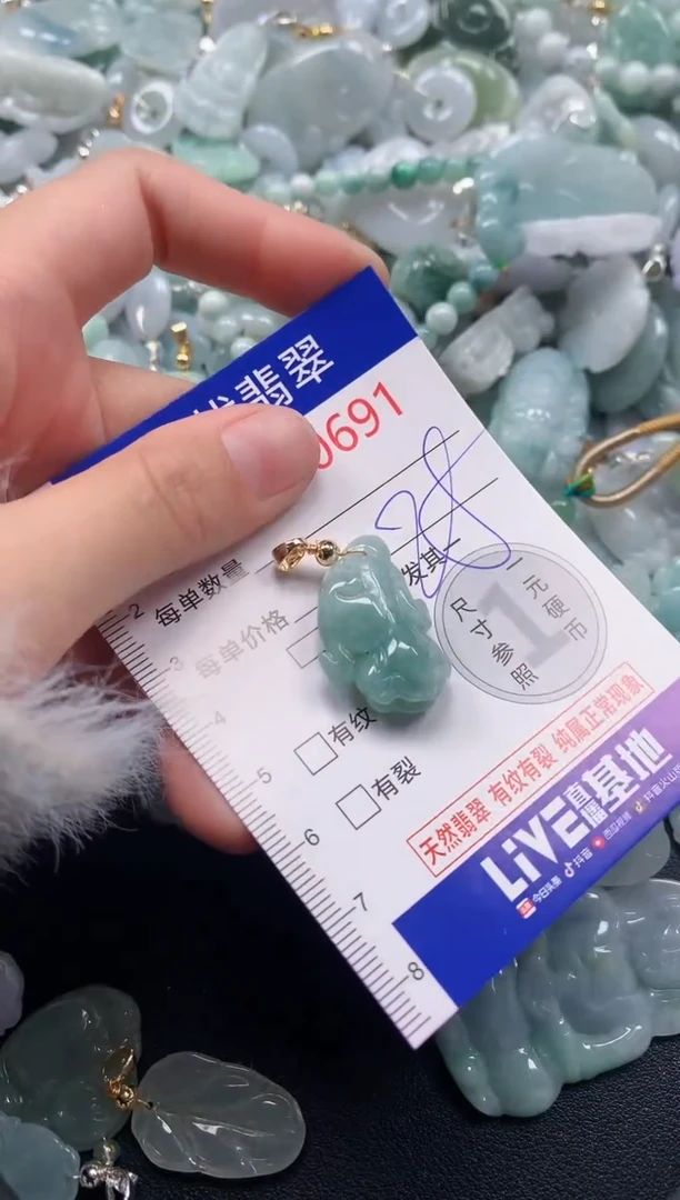 吊坠(不含链)未镶嵌翡翠691
