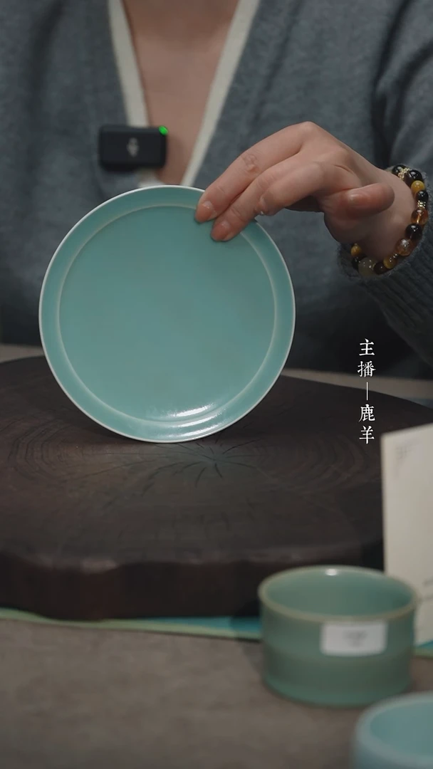 【闪购商品】玉盘壶承（天青手签）——龙羊