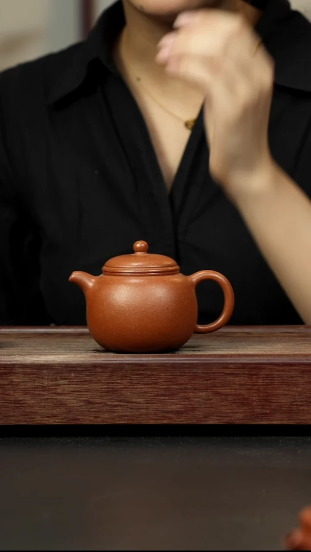 紫砂茶壶五彩泥 匏樽
