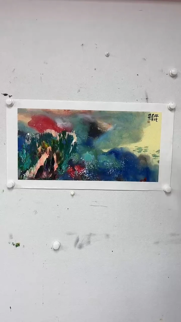 国画赵燮-2平尺-山水
