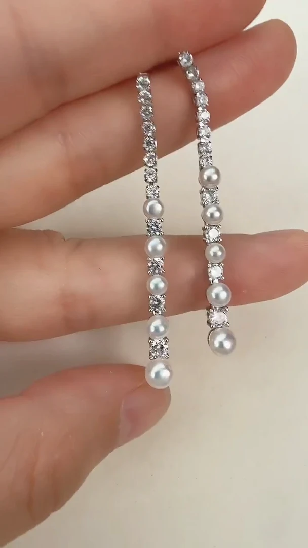 未镶嵌耳饰淡水珍珠露丝同款