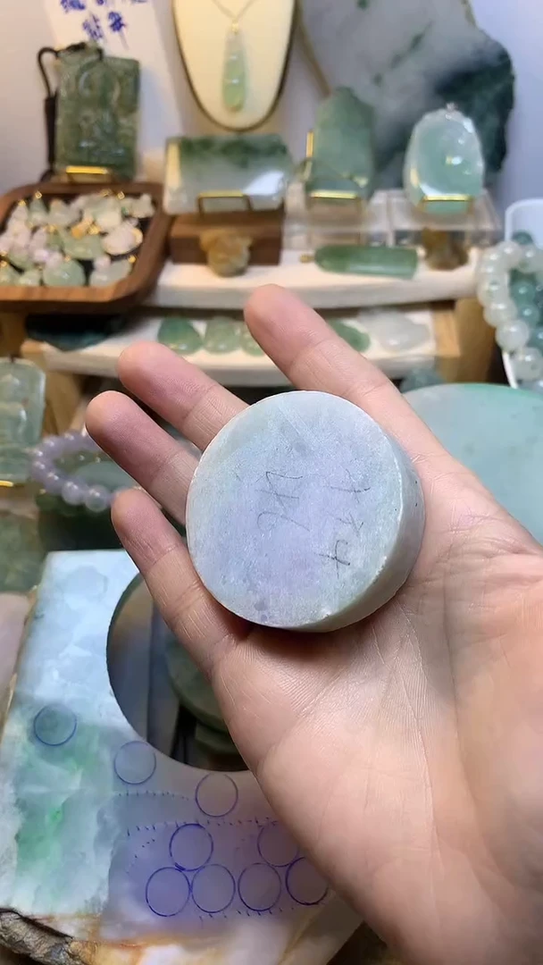未镶嵌挂件翡翠川* 缅甸A货翡翠，没有运费险