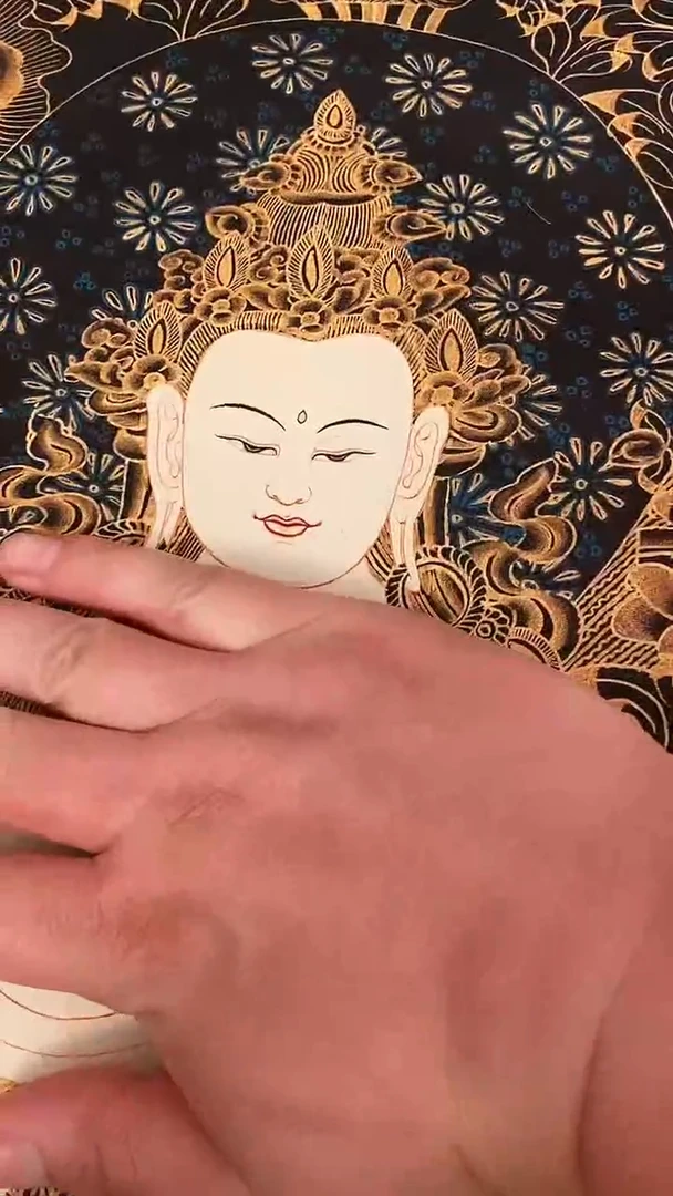 装裱画精美唐卡tk16116