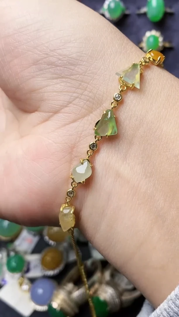 银S925镶嵌戒指翡翠0617