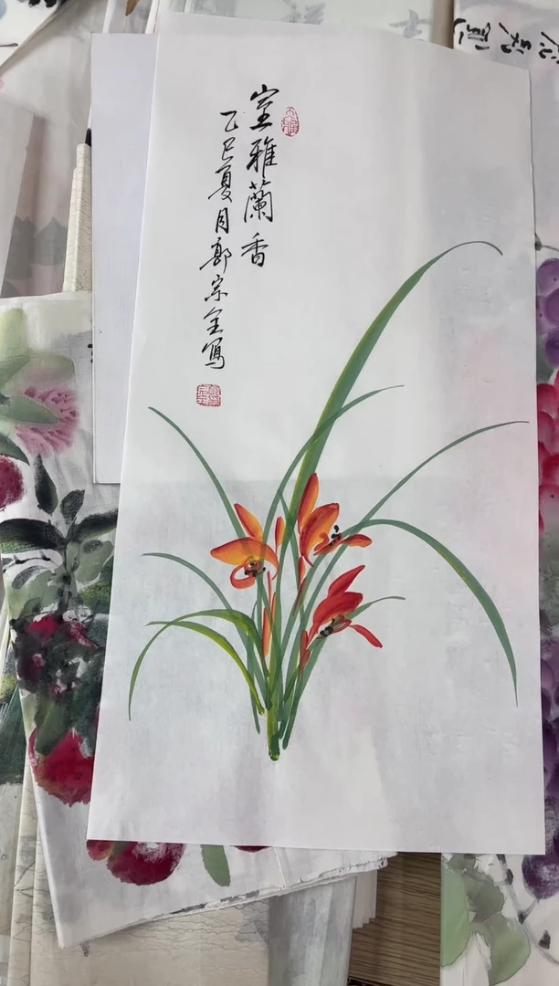 国画11.26国画手绘作品无边框