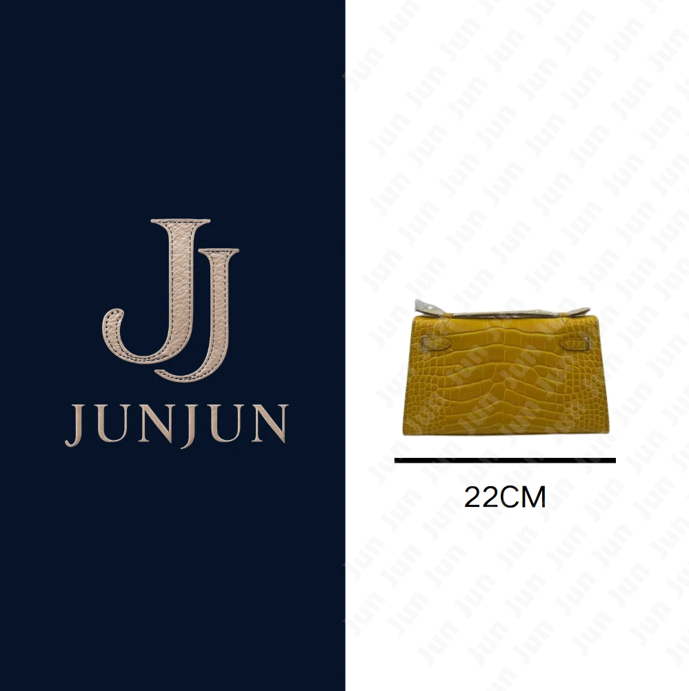JunJun轻奢定制女包 【马家一代手压鳄鱼纹凯凯手提包】22CM 【H59】