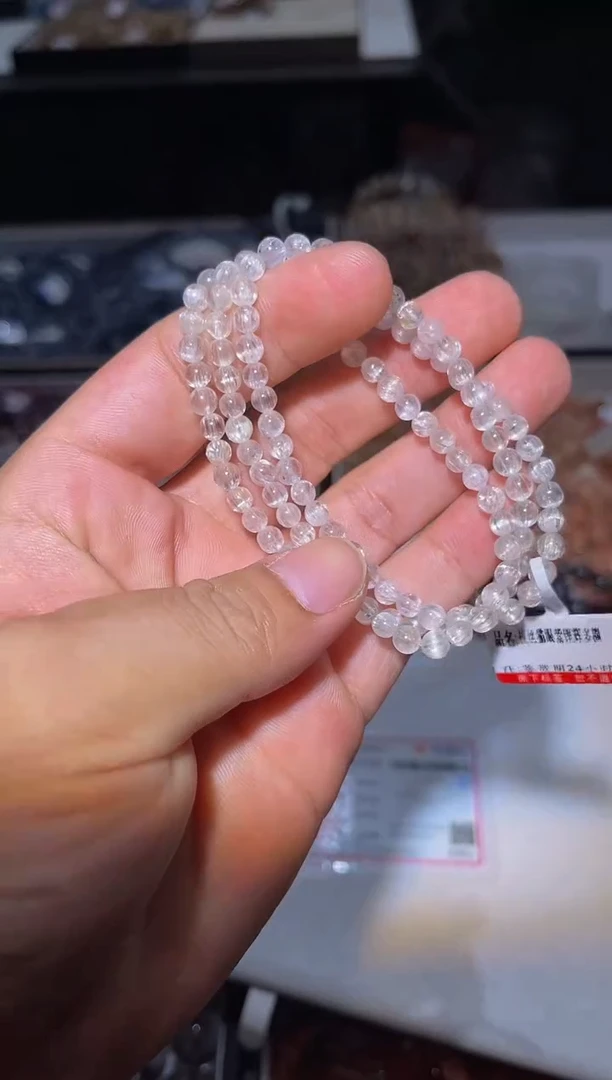 未镶嵌锂辉石手串L11-紫锂辉多圈多样性发其一