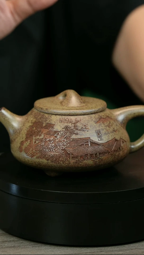 茶壶紫砂天**勤H1918李琴江南景州石瓢
