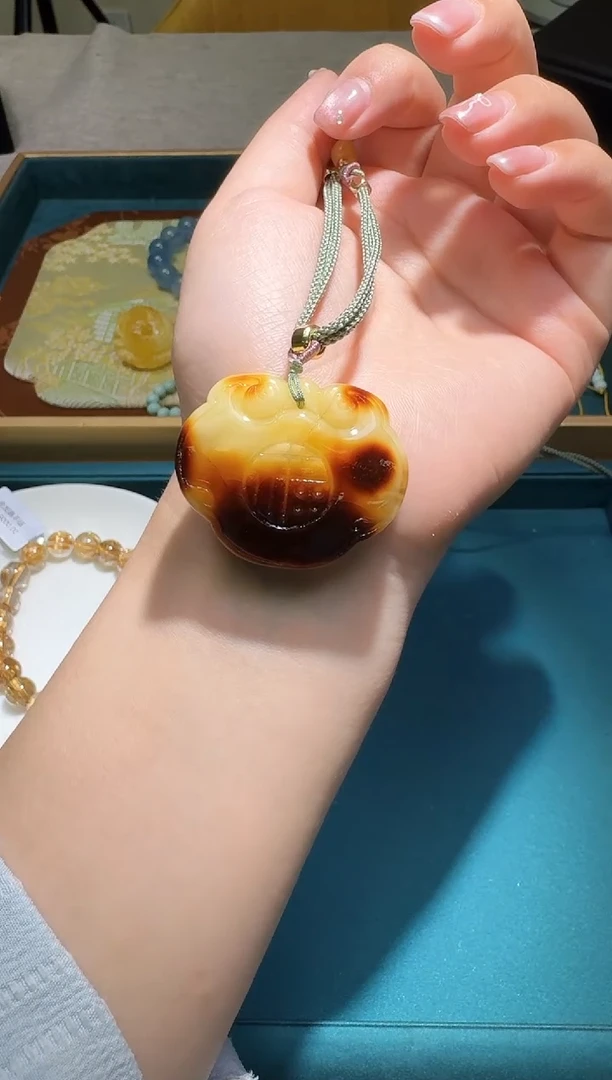 琥珀颈饰未镶嵌多样性发一件217