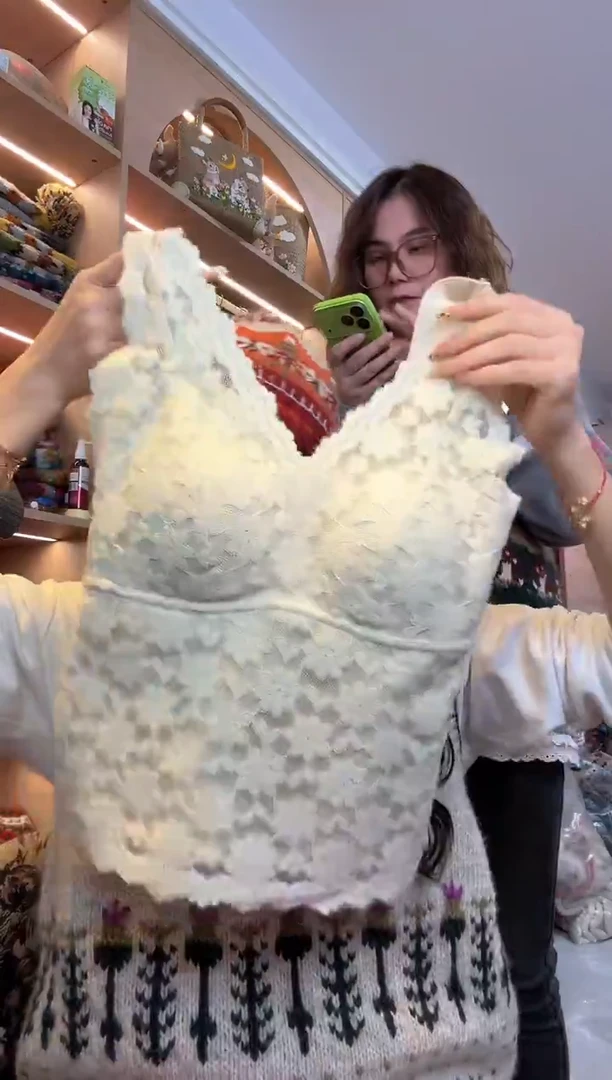 棉?****?奶白色内衣美背B110