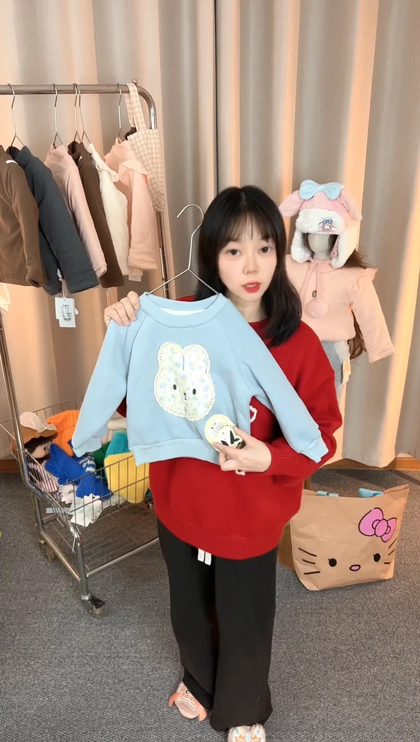 儿童加厚卫衣90码DW005