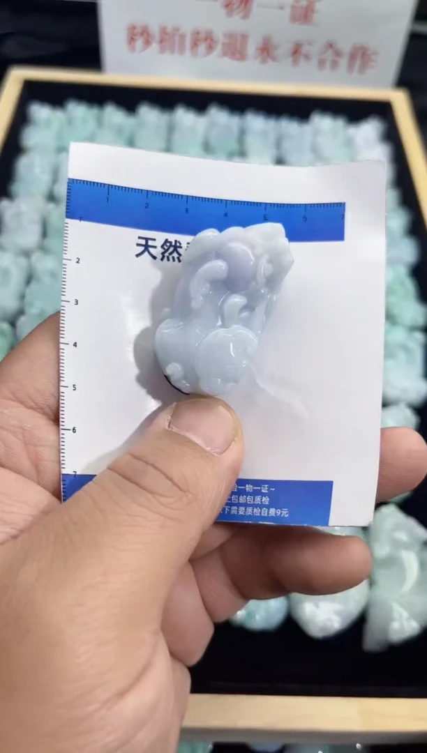颈饰未镶嵌翡翠天然缅甸A货翡翠吊坠