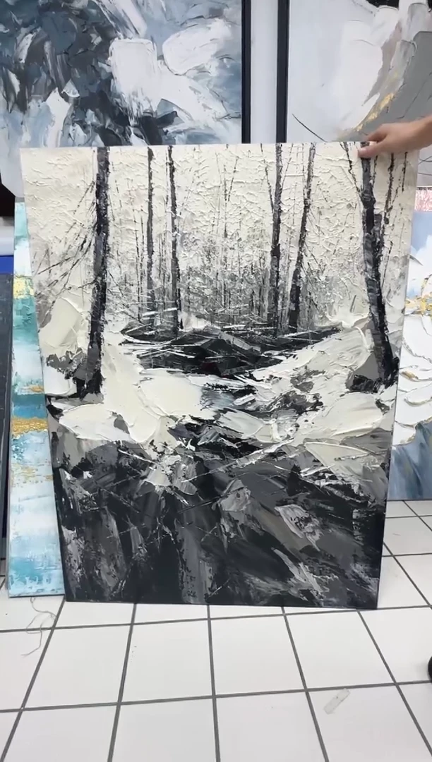 竖款168美术馆 装饰画120*90