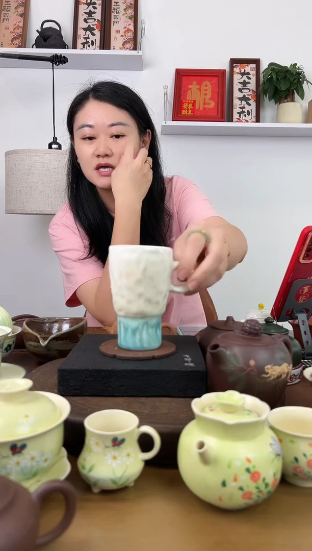 景德镇陶瓷柴烧杯