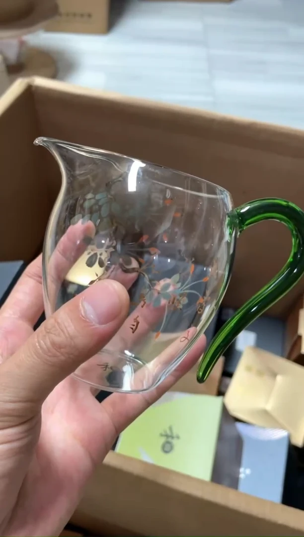 怡然小雅北山 手绘公道杯