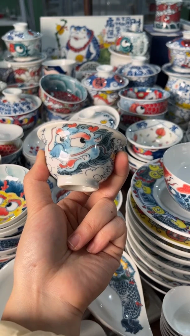 昨明龙纹压手杯（宠粉价格）