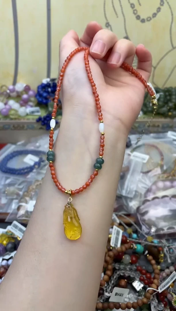 未镶嵌玛瑙项链110