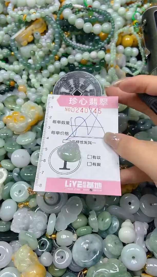 翡翠未镶嵌颈饰闪购0240745多样性发其一