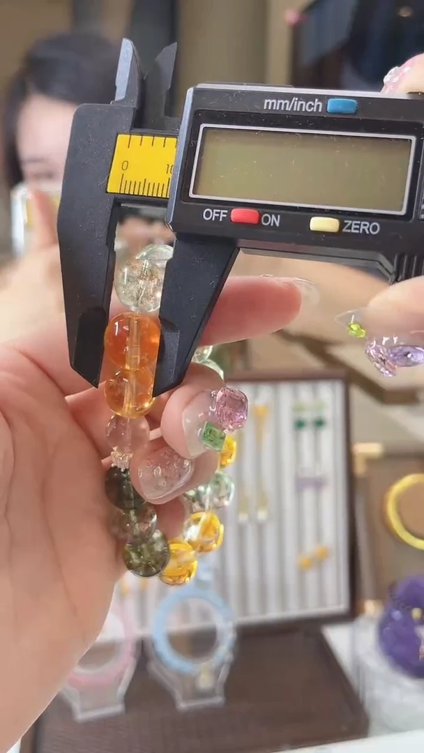 无铜合金黄绿手串