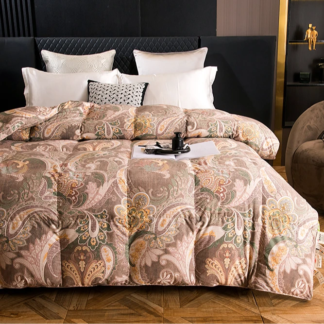 【私人定制】2024新款玲珑印花立体羽绒被加厚保暖冬被芯 辉x