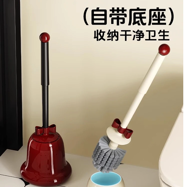 马桶刷洗厕所无死角家用2025新款可爱卫生间蹲坑长柄刷子清洁套装