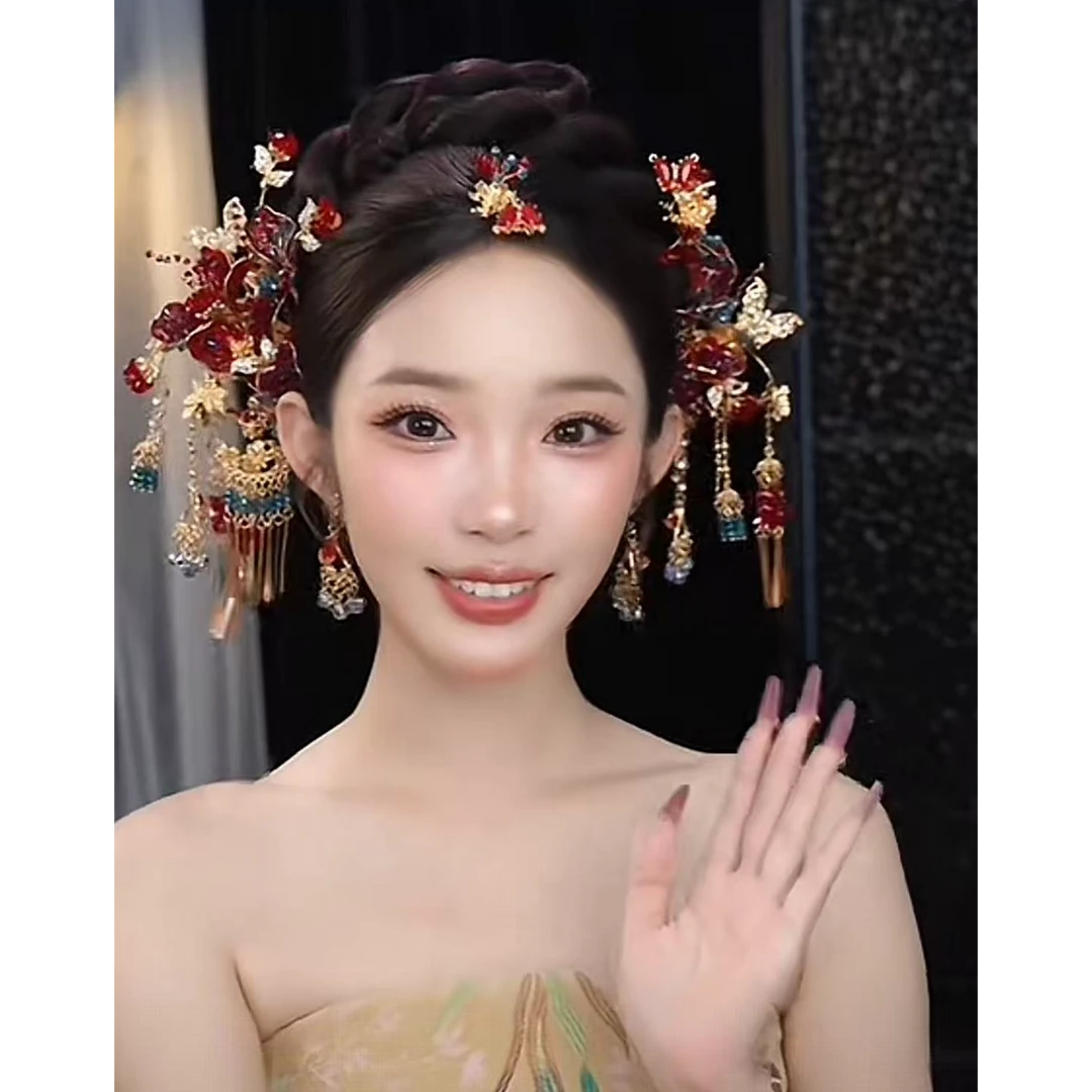 2025新款重工新娘百搭中式389