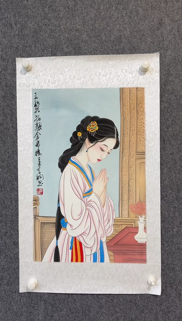 国画李纲-2.7平尺-国画作品