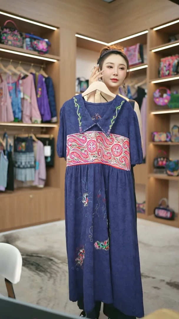 织绣冬*L585衣服黔东南苗族刺绣