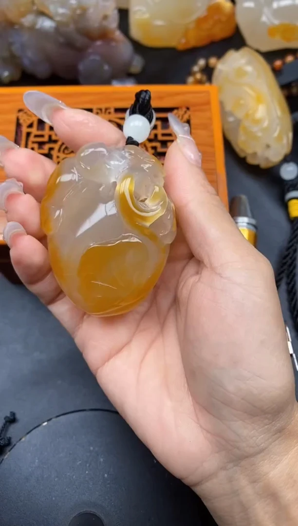 【闪购商品】玛瑙/玉髓颈饰未镶嵌ll