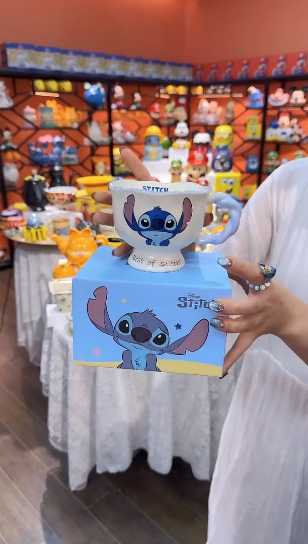 瓷片@@史迪仔陶瓷咖啡杯（礼盒）