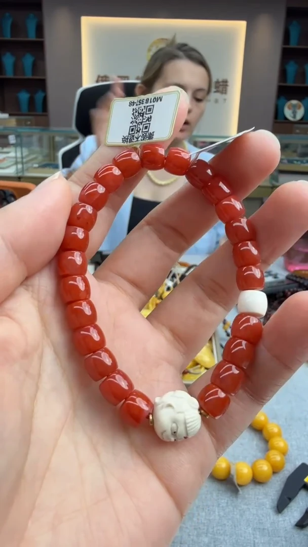 未镶嵌手链南红玛瑙118秒拍号 假一罚三