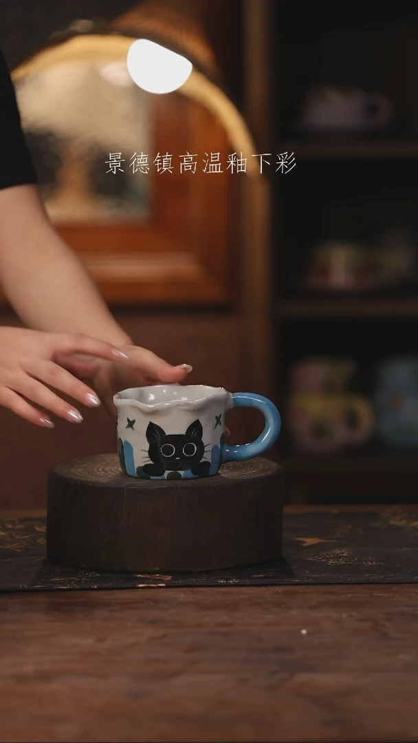 陶瓷景德镇高温釉下手绘陶瓷167