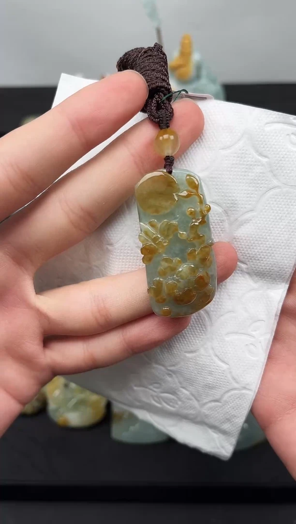 颈饰未镶嵌翡翠翡翠挂件
