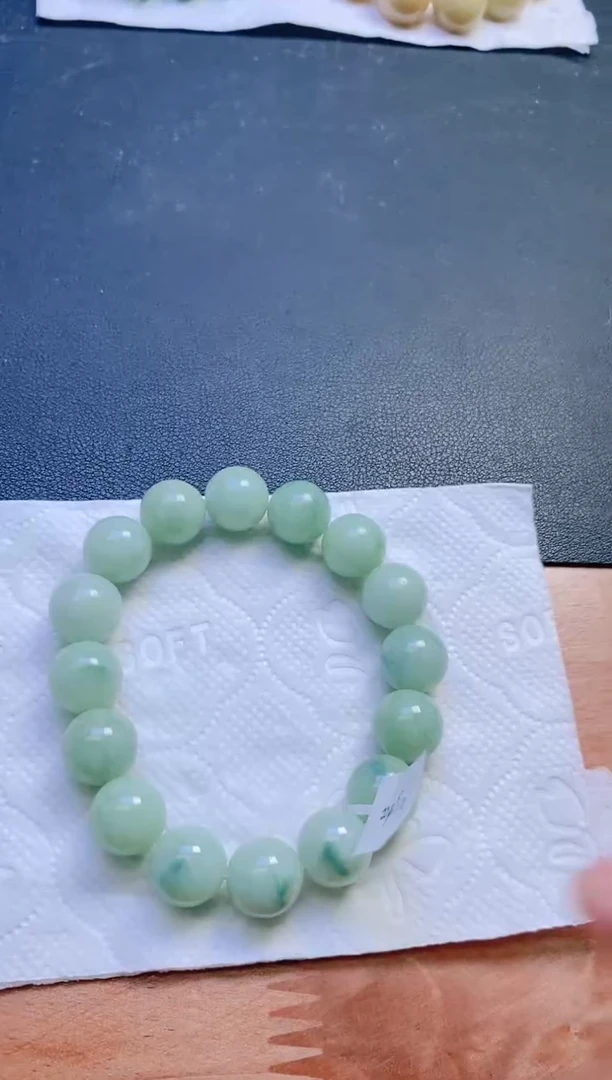 未镶嵌定制翡翠珠串