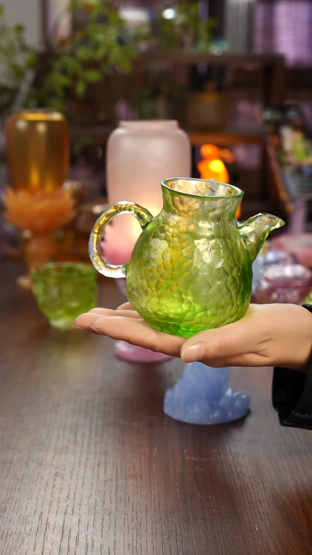 爱****胖闪购思亭公道杯绿色