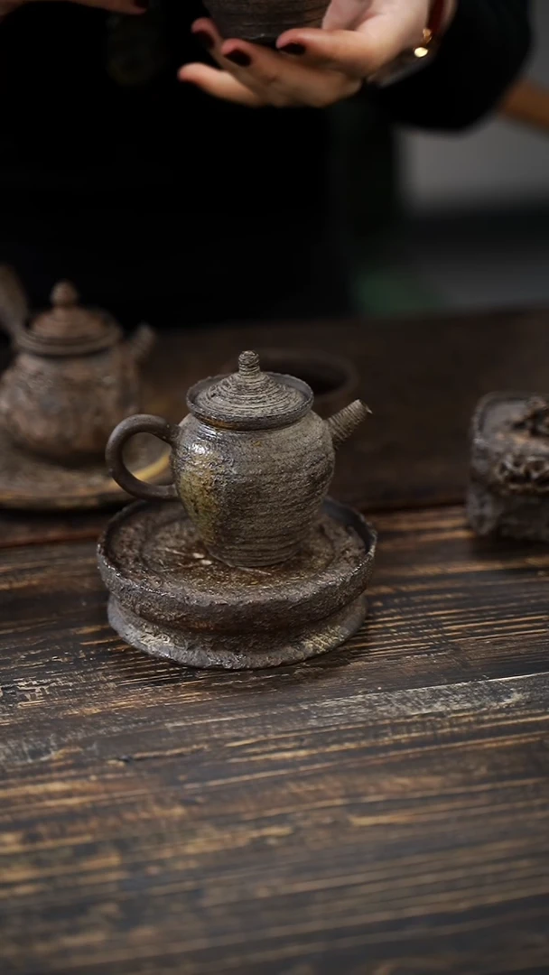 全手工制作  南蛮 后手壶