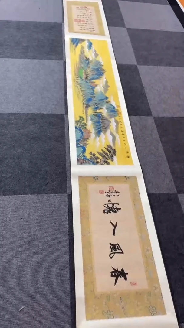 国画HCX-国画山水手卷C0102