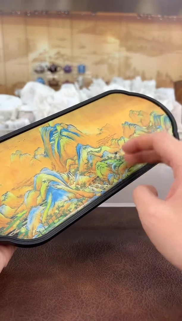 【闪购商品】千里江山茶盘链接已开 拼拼手速！！！