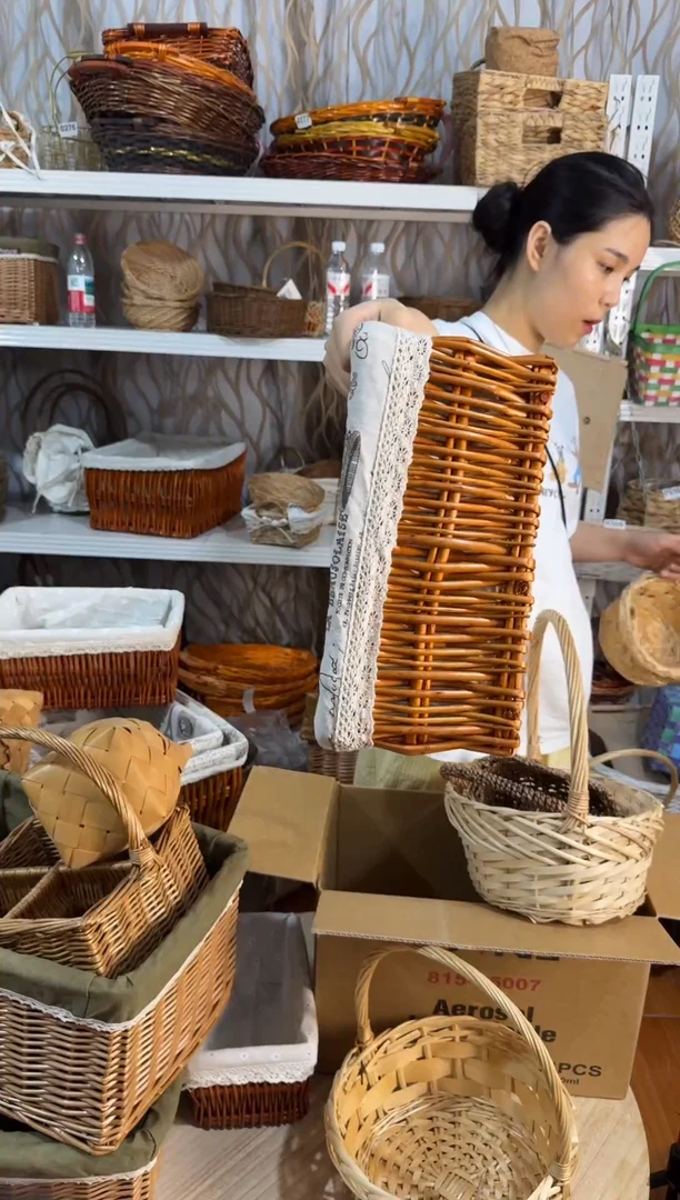 家庭收纳筐带内衬