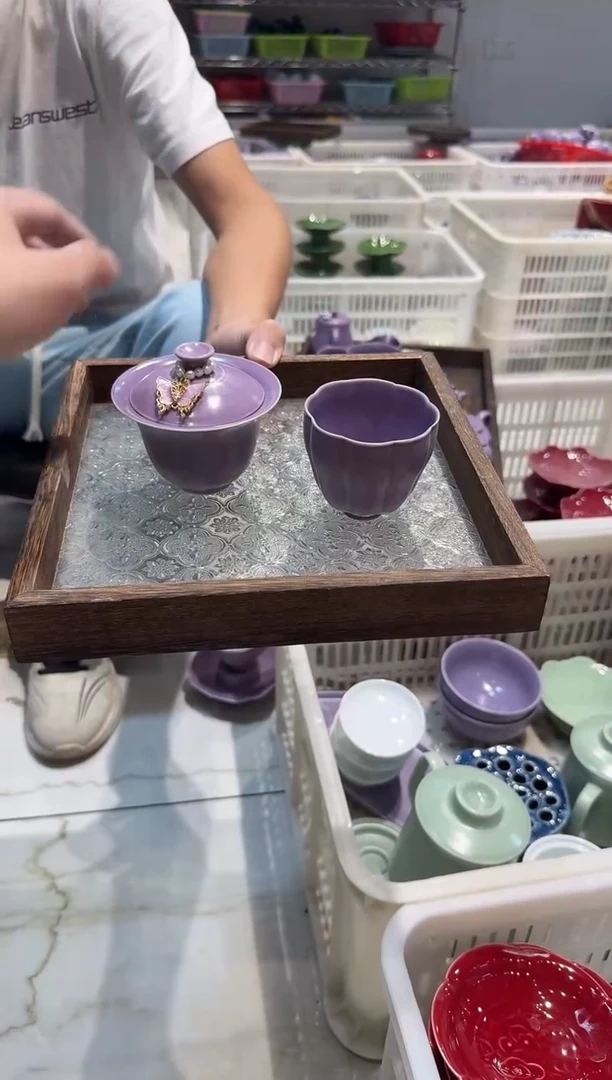 瓷片非微瑕商品，②-无托盘 无礼盒礼袋