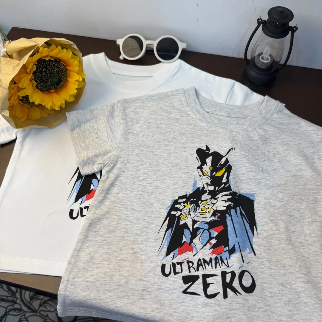 【彩奥潮酷短袖】儿童夏季男童韩版T恤时尚圆领印花短袖上衣洋气