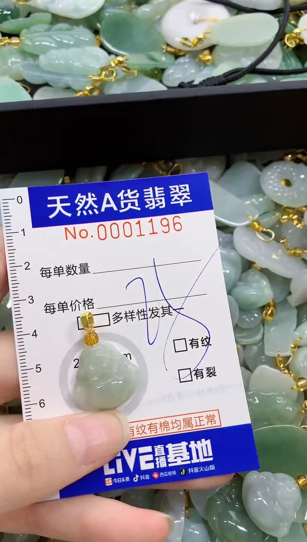 颈饰未镶嵌翡翠天然A货翡翠