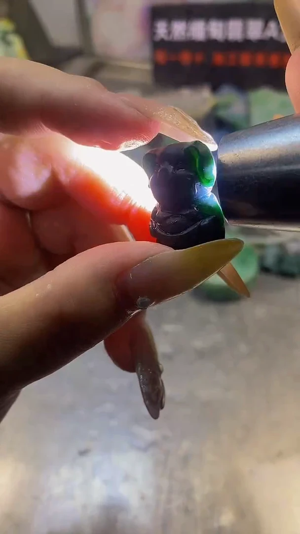 未镶嵌挂件翡翠天然缅甸翡翠A货055