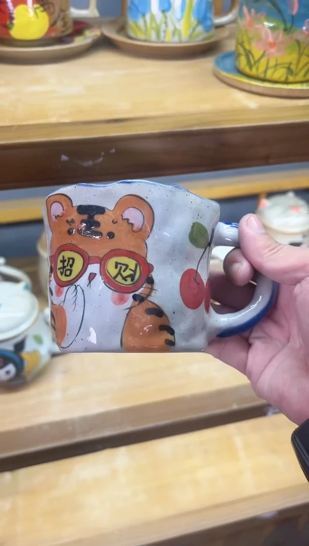 【闪购商品】瓷片景德镇手绘高温釉下彩瓷器