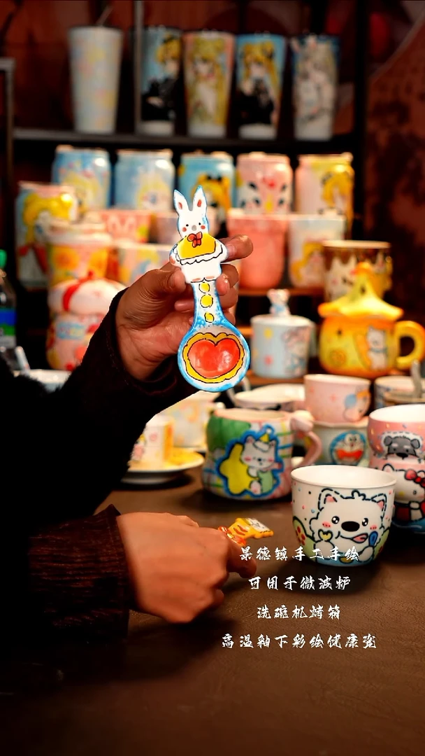 景德镇手工手绘杯杯