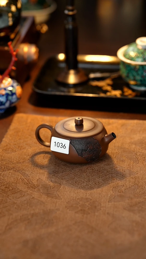 【闪购商品】雲梦茶器紫陶小壶1036